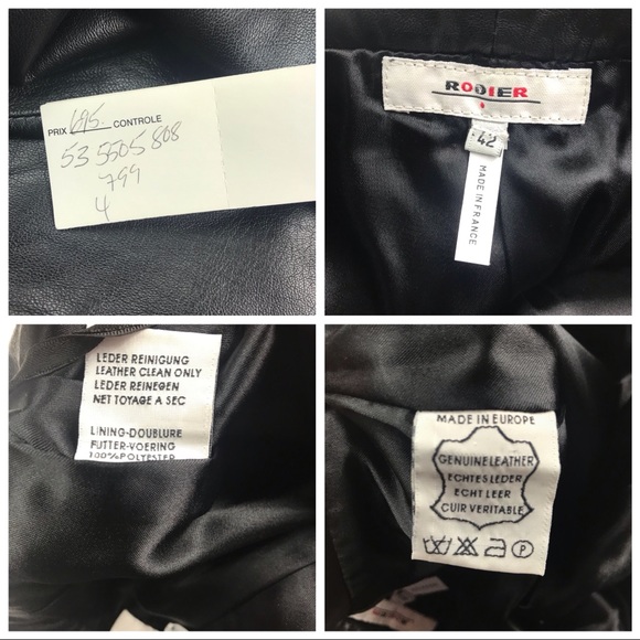 Rodier Leather Pants New With Tags - Picture 6 of 8